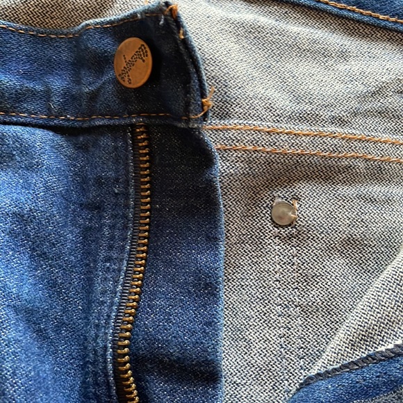 Wrangler Straight Leg Blue Jeans 34x32 - Picture 4 of 5